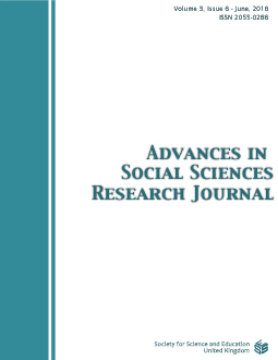 					View Vol. 3 No. 6 (2016): Advances in Social Sciences Research Journal
				