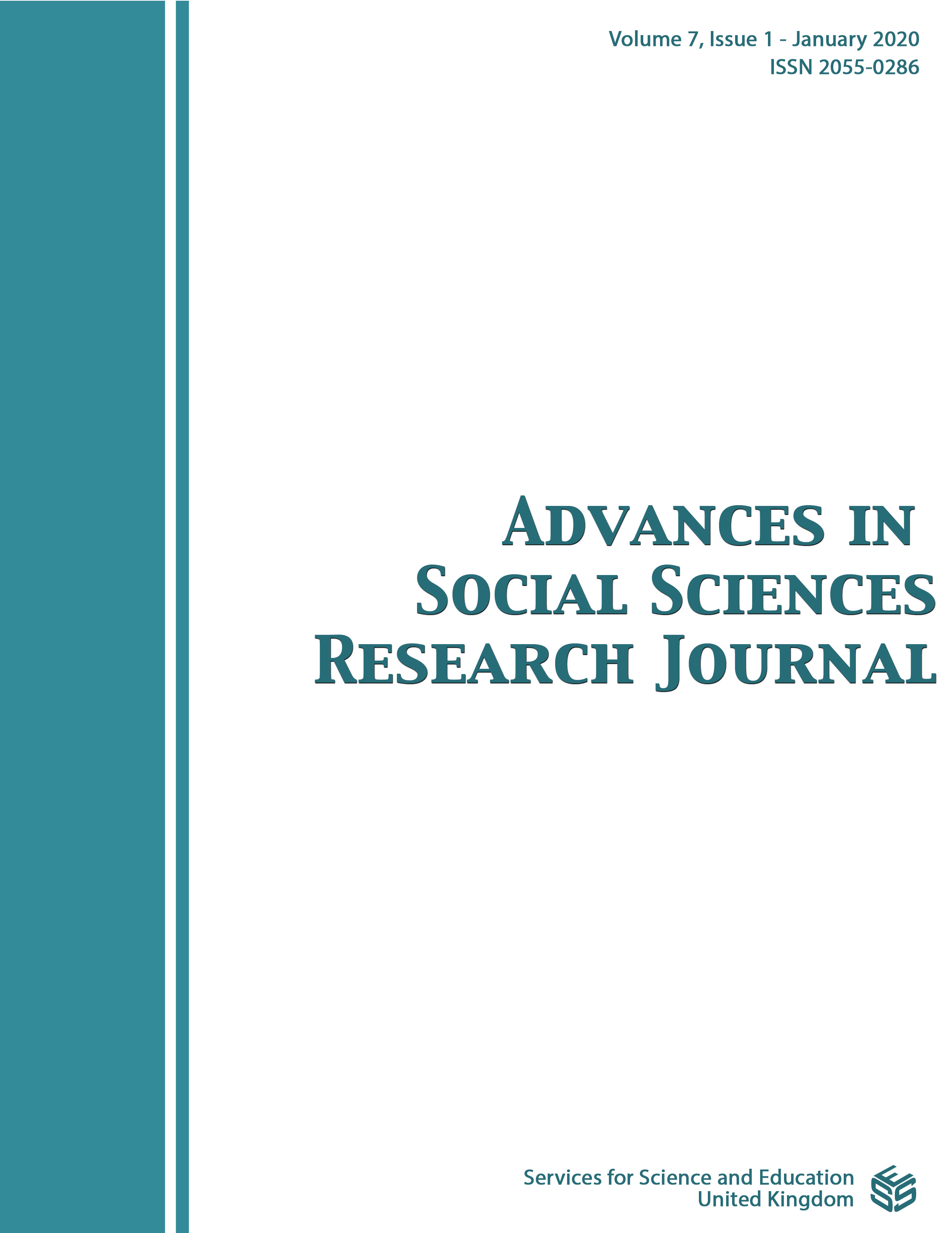 					View Vol. 7 No. 1 (2020): Advances in Social Sciences Research Journal
				