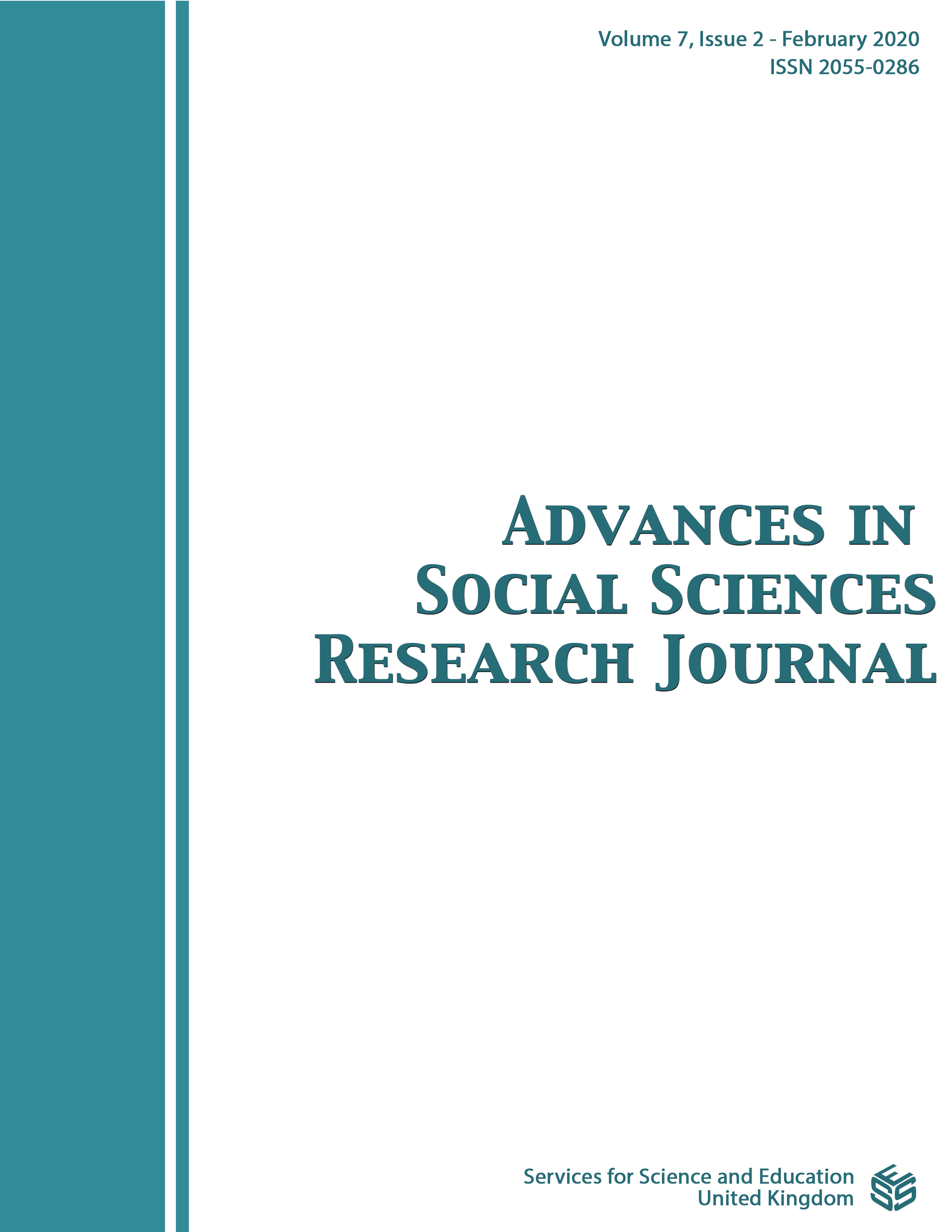 					View Vol. 7 No. 2 (2020): Advances in Social Sciences Research Journal
				