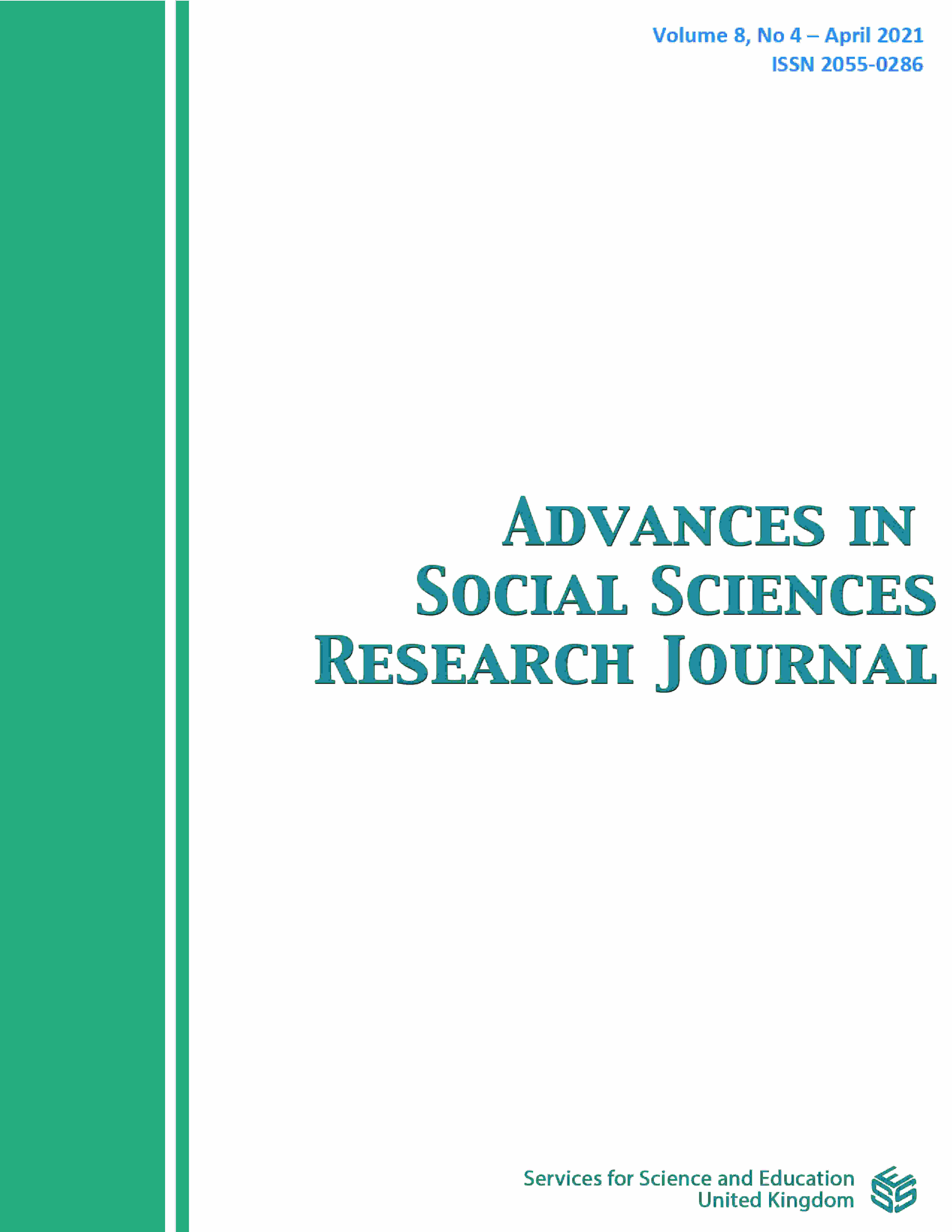 					View Vol. 8 No. 4 (2021): Advances in Social Sciences Research Journal
				