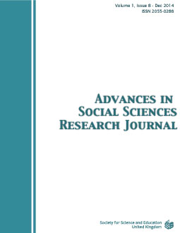 					View Vol. 1 No. 8 (2014): Advances in Social Sciences Research Journal
				