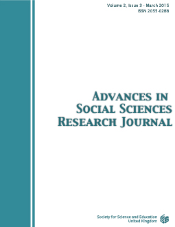 					View Vol. 2 No. 3 (2015): Advances in Social Sciences Research Journal
				